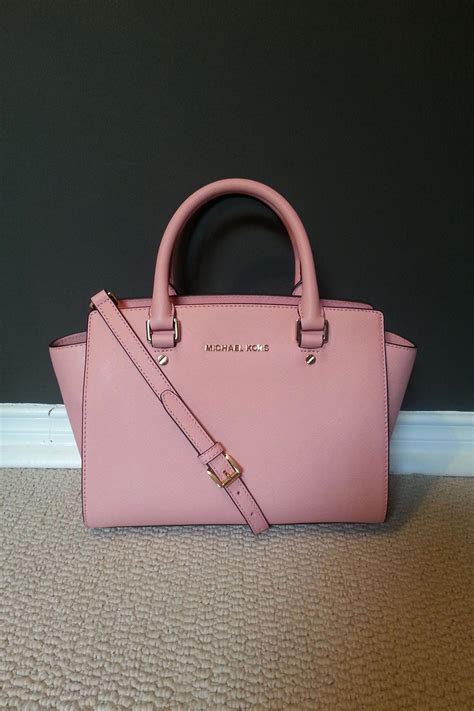 michael kors newsprint bag pink|Women's Pink Designer Handbags .